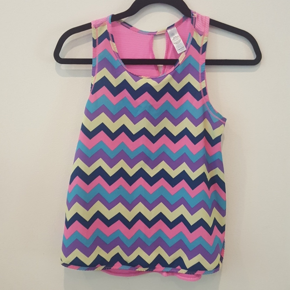 girls chevron tank top